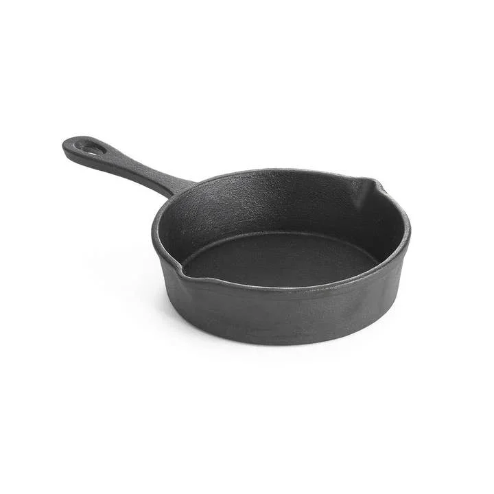 TableCraft 12 oz Mini Round Cast Iron Skillet