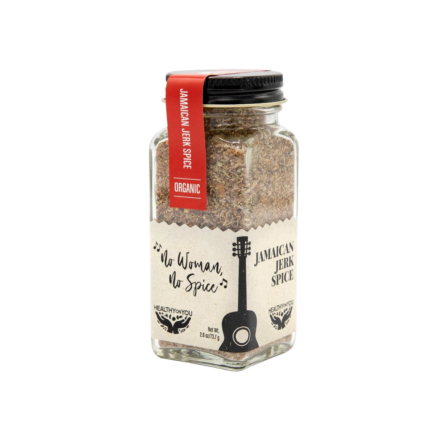 Jar of Healthy On You’s No Woman No Spice Jamaican jerk seasoning