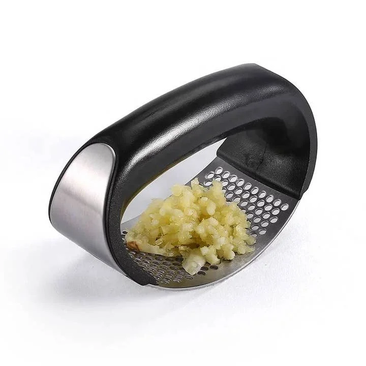 Choixe Rocking Garlic Press Stainless Steel, Easy-Grip Design for Effortless Mincing