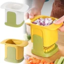 VIGOR vegetable chopper with hand pressure design and non-slip base