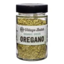 "Jar of organic dried oregano by Village Batch from Mount Parnon, Greece