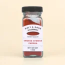 "Jar of smoked Spanish paprika by Sage Work Organics