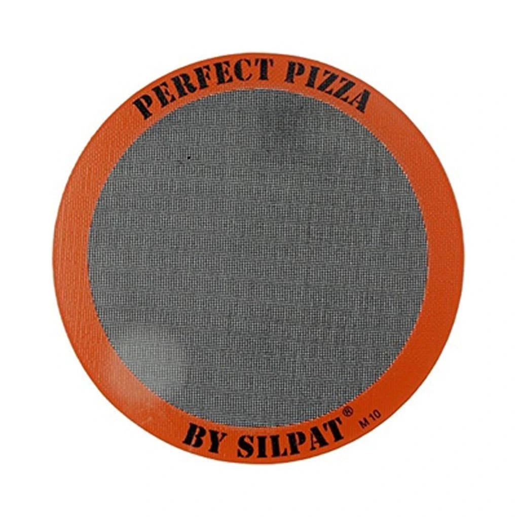 SILPAT® 12-inch silicone pizza mat with perforations for even baking