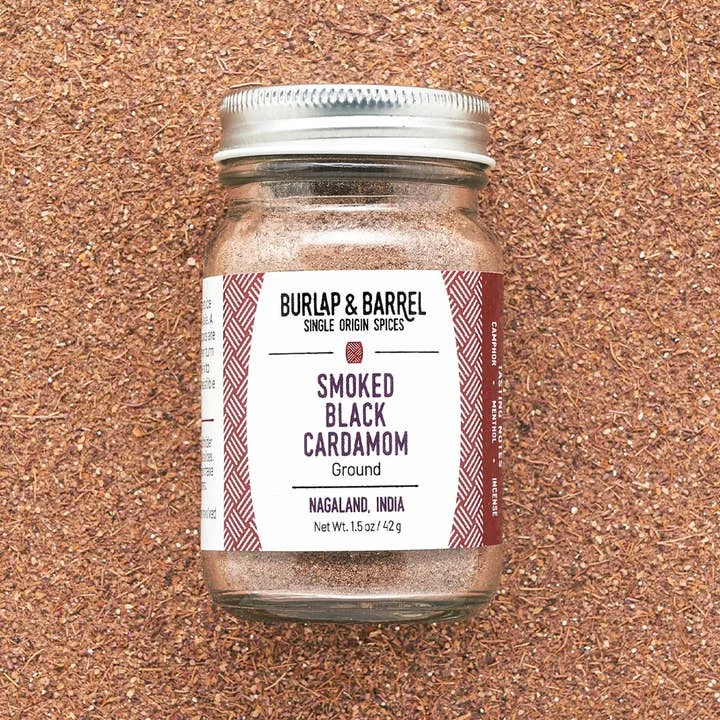 Burlap & Barrel – Smoked Black Cardamom (Ground, Single Origin)